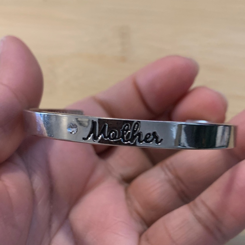 Silver 'Mother' Bracelet